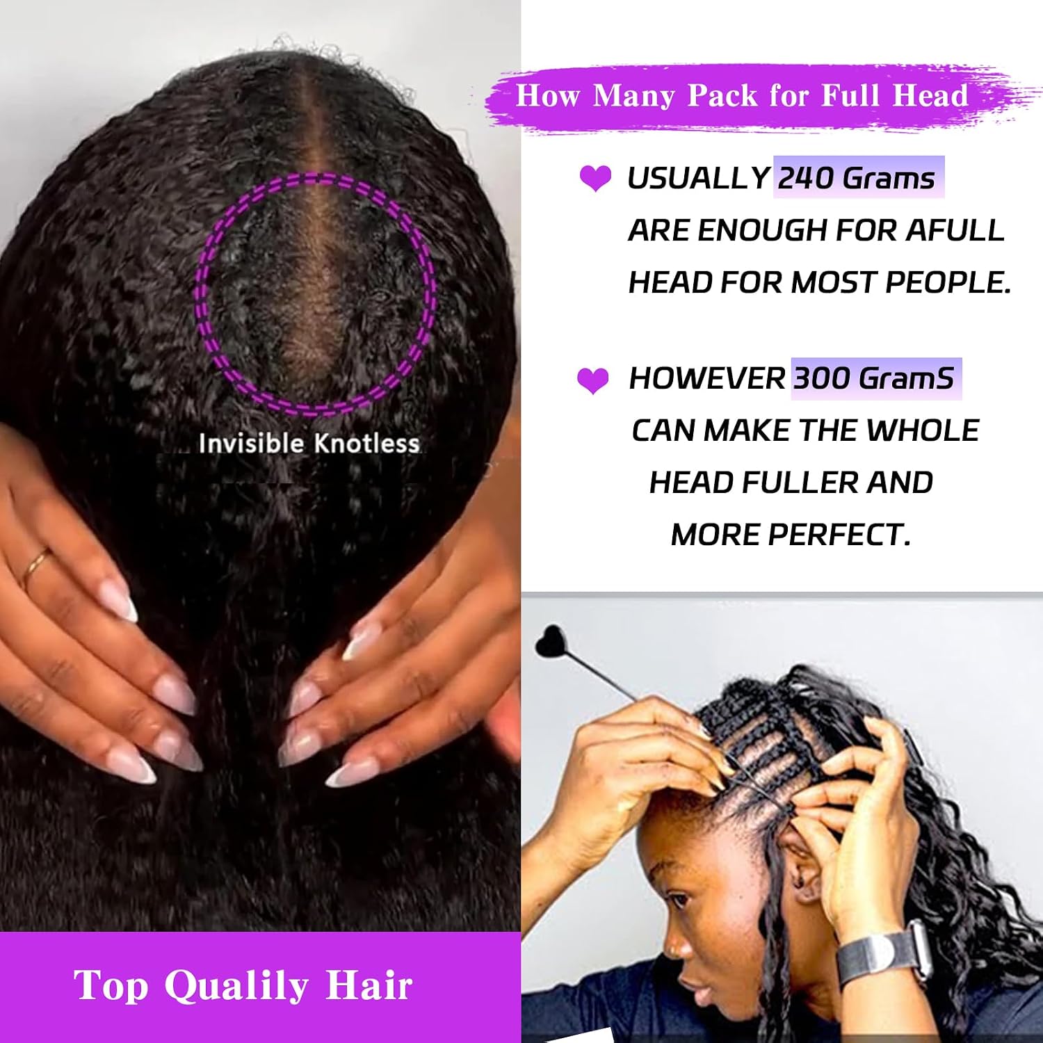 Kinky Straight Feather Crochet Human Hair Extensions Pre Separated Soft Yaki Straight Knotless Human Hair Blended Crochet Bundles 22” 90G Micro Pre Looped Burmese Synthetic Human Crochet Hair 180G