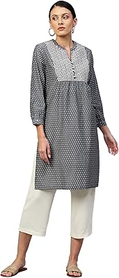 Chemistry Women's Grey Melange Rayon Floral Printed Kurta Set | Stylish and Versatile | Soft and Comfortable | Embroidered...