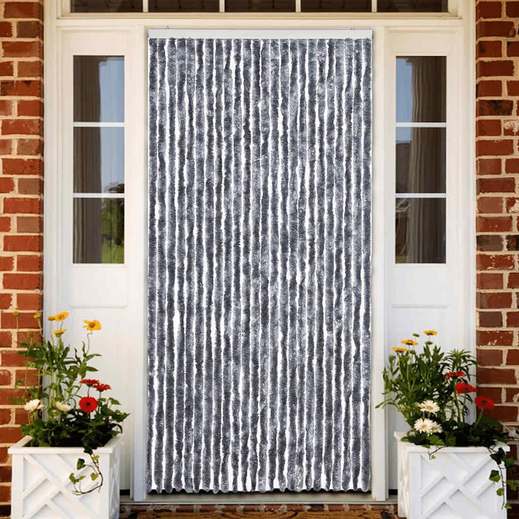 Moustiquaire argent 100 x 220 cm chenille