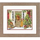 Dimensions 70-08961 Counted Cross Stitch Kit, Christmas Home, 14 Count White Aida Cloth, 10