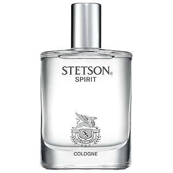 Stetson Spirit - Cologne Spray for Men - Woody, Earthy, and Casual Aroma with Fragrance Notes of Mandarin Leaf, Clary Sage, and Warm Amber- 1.7 Fl Oz