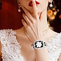 Vista 9 de WINGLE Paquete de 10 fundas protectoras de pantalla para Apple Watch de 1.614 pulgadas Series 9, 8, 7 con vidrio templado, cubierta facial