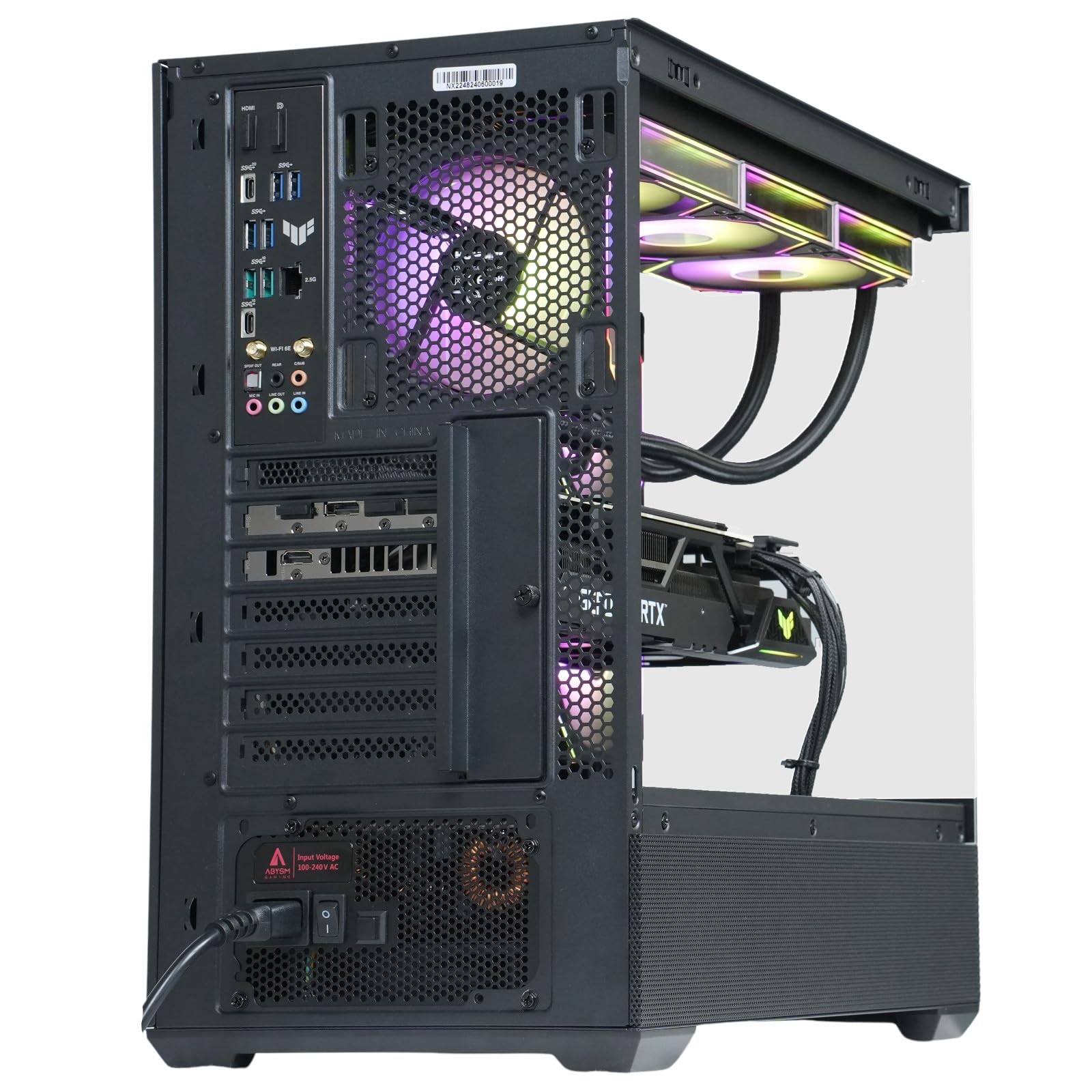Epical-Q Ordenador sobremesa Gaming Panvox Plus AMD Ryzen 7 9800X3D, 64GB, 2TB SSD NVME, RTX 5080 + Windows 11 Pro