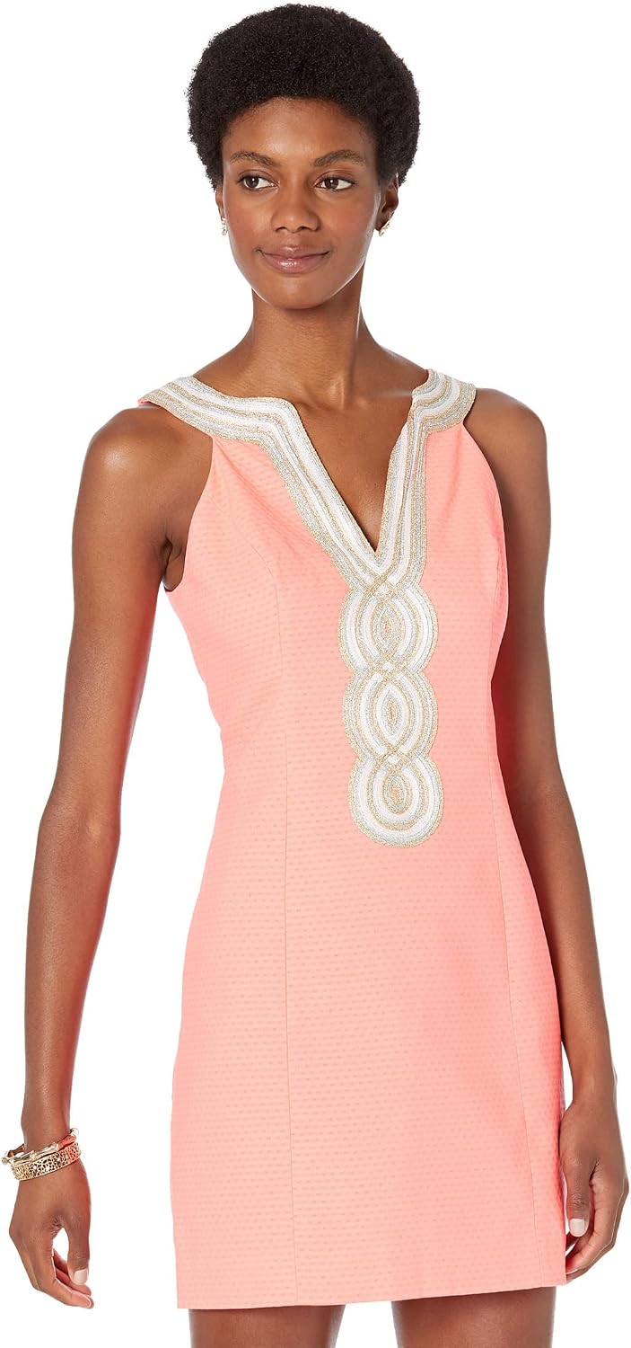 Lilly Pulitzer Valli Shift Dress Resort White 0 at Amazon Women's Clothing  store