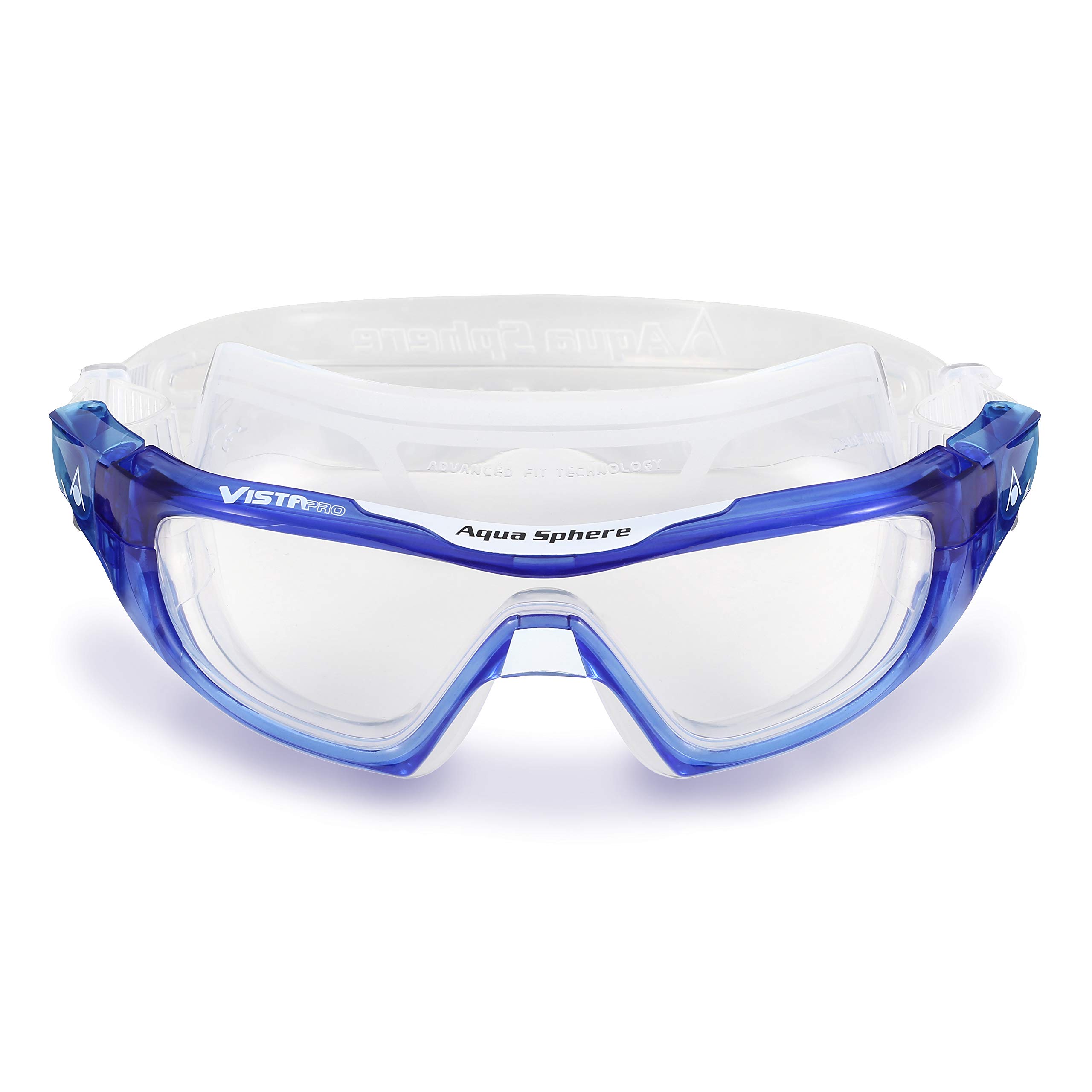 Aquasphere Vista pro | Masque de natation, lunette de piscine pour hommes et femmes avec protection UV et joint en silicone, verres anti-buée et anti-fuite
