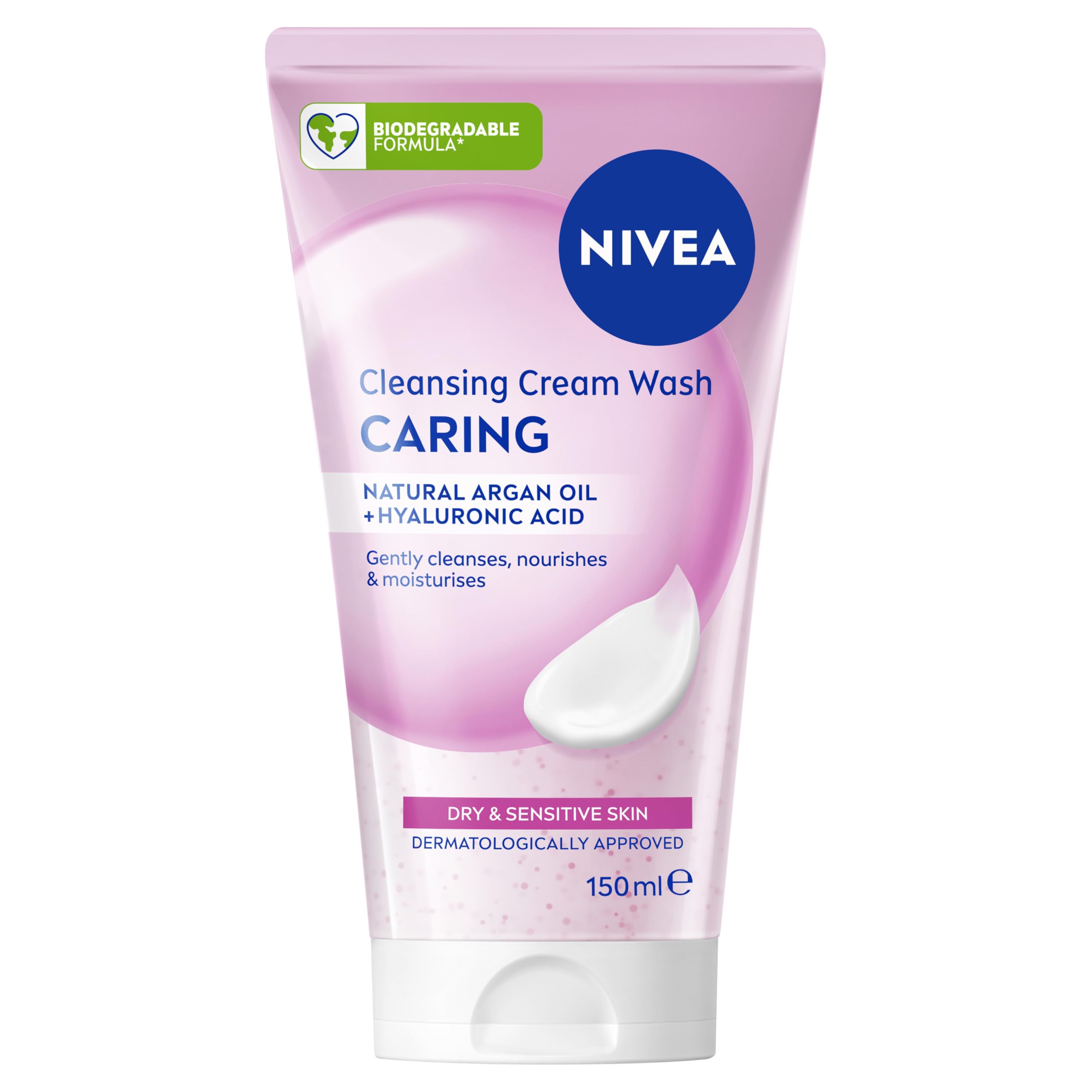 NIVEA Caring Cleansing Cream Face Wash 150ml