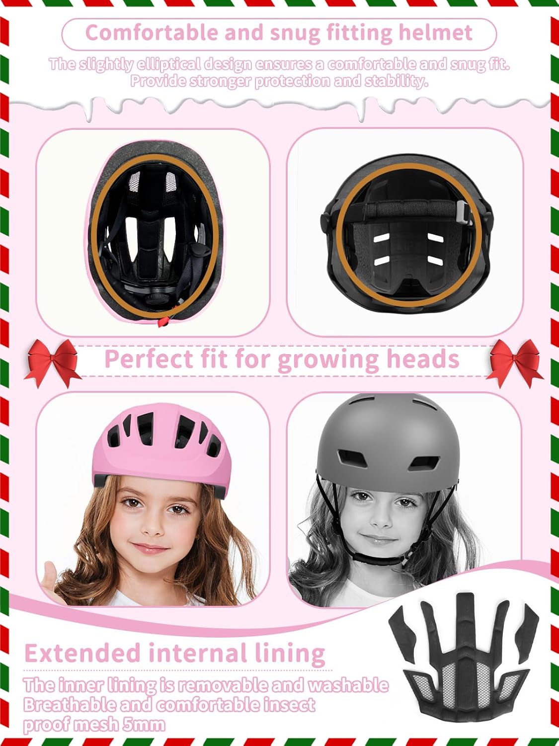 XJD Toddler Helmet Kids Bike Helmet for Infant/Baby Multi-Sport Adjustable Skateboard for Kids Boys Girls Lightweight for Age 1 and Older