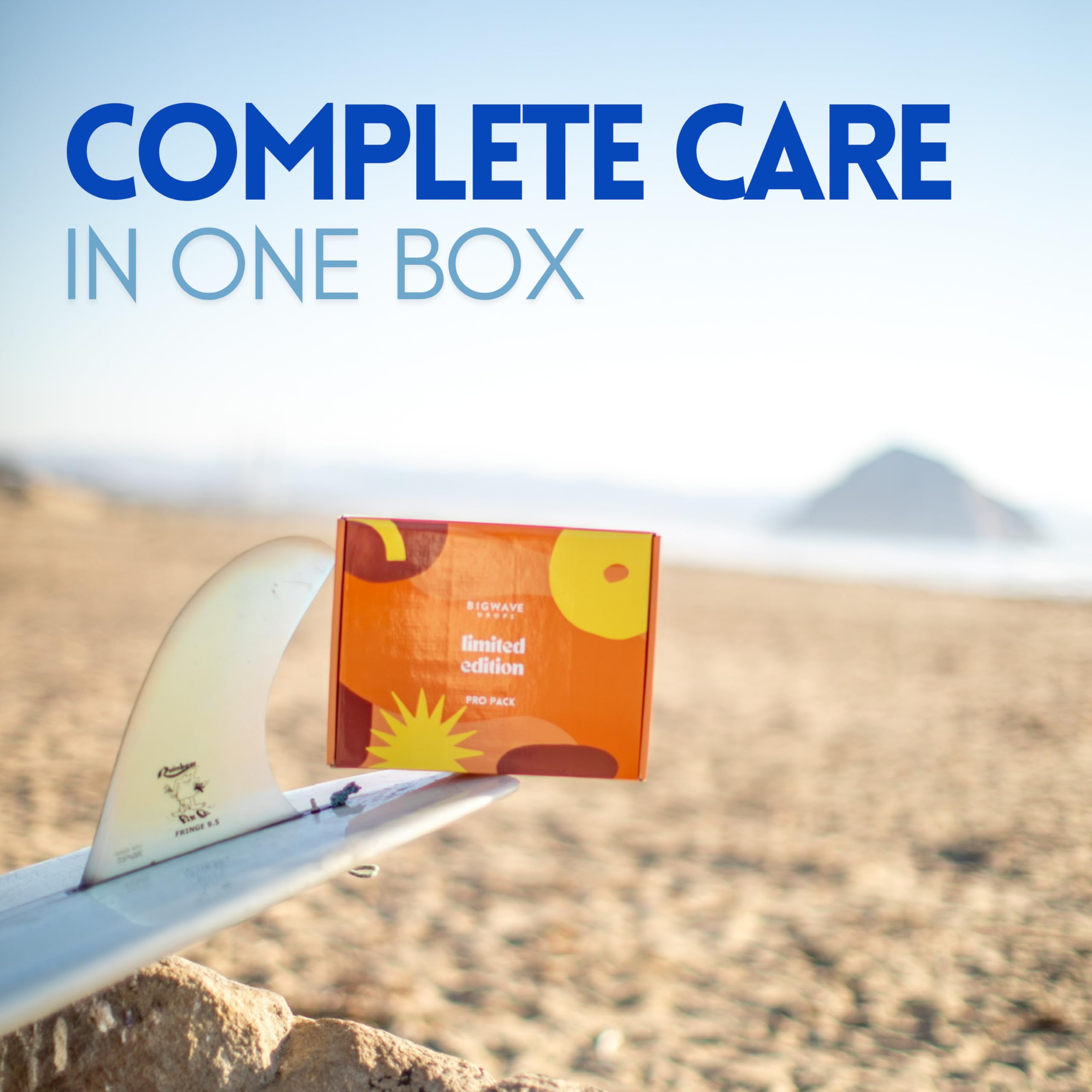 BigWave Drops Ocean Box Swimmer Gift - Incluye gotas para los oídos, limpiador para los oídos y tapones de silicona para los oídos - Cajas de regalo de Navidad para atletas, buceadores, viajeros y más