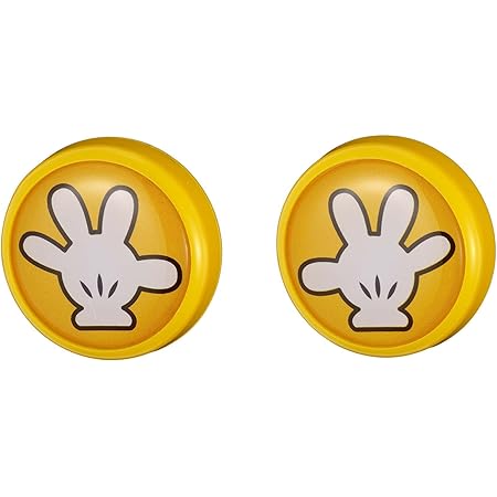 Amazon ナポレックス 車用 ナンバーボルトキャップ ディズニー ミッキー ハンド イエロー Wd 346 ナンバーカバー ホルダー 車 バイク