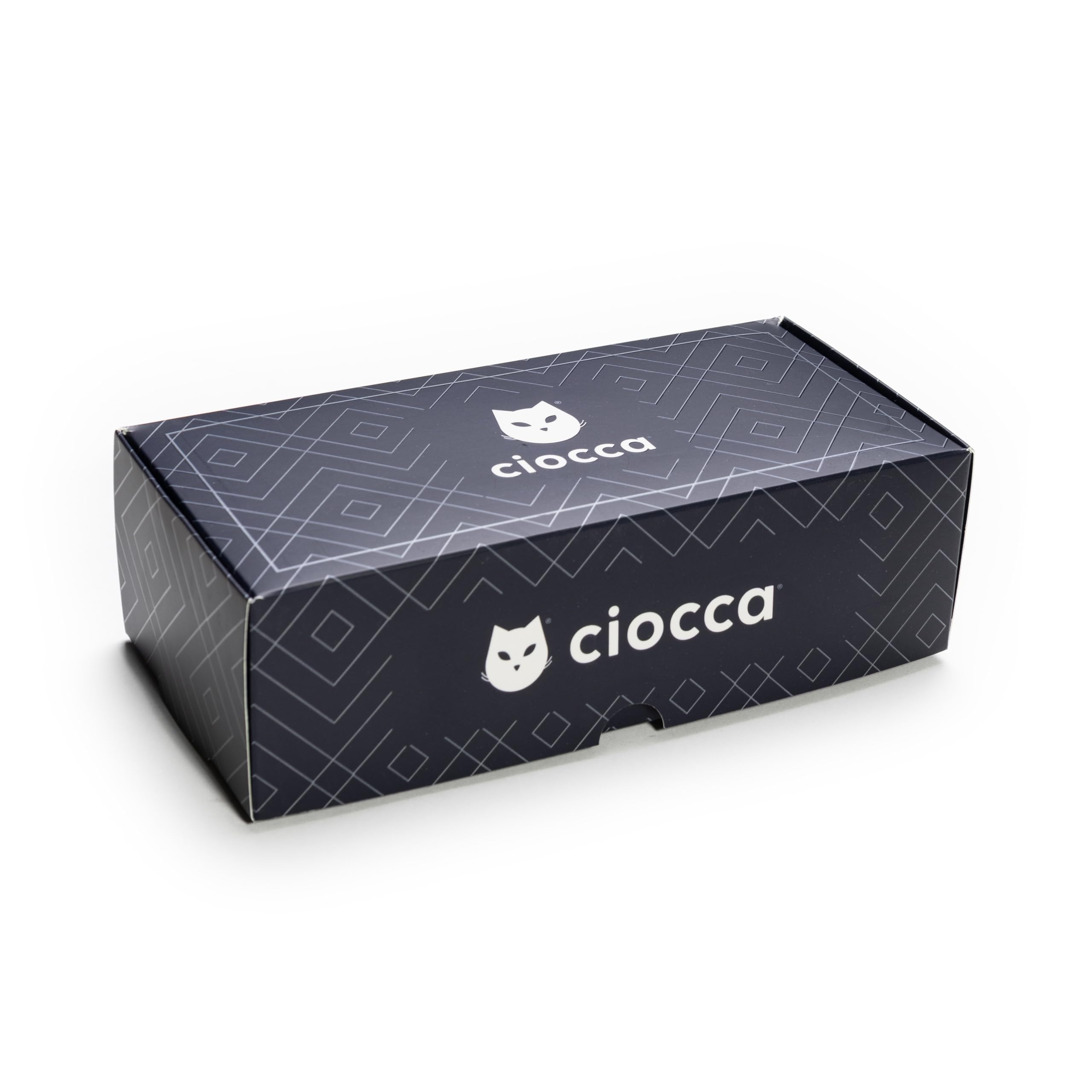 Ciocca Scatola Regalo 4 paia Calze Lunghe Chiffon Filo di Scozia 100% Cotone Sottilissime - Made in Italy - Eleganti comode
