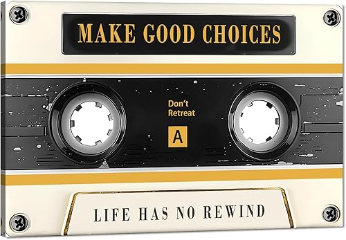 Miniatura 101 de Novatique Arte de pared inspirador retro, cinta de cassette, arte de pared, citas inspiradoras, ilustraciones para adolescentes, citas positivas,