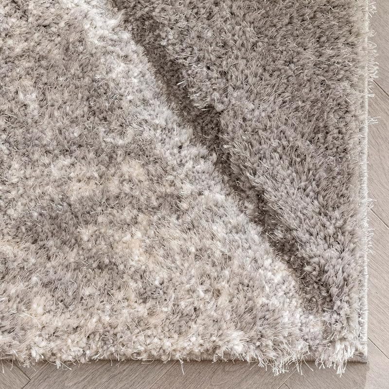 Image of TRANQUIL Polyester Fluffy Fur Rug Shaggy Modern Carpet for Living Room, Bedroom, Guest Room, Kids Room (6x9 Feet, Multi 04)