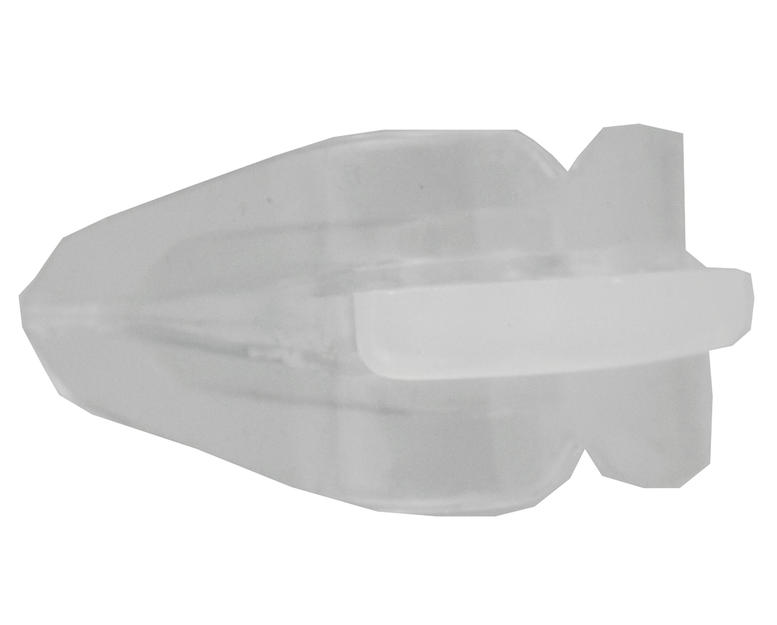 Senshi Japan Double Dual Layer Gum Shield Mouth Guard Boil Bite Rugby MMA Martial Arts Boxing Hockey Contact Sports Karate (Transparent)