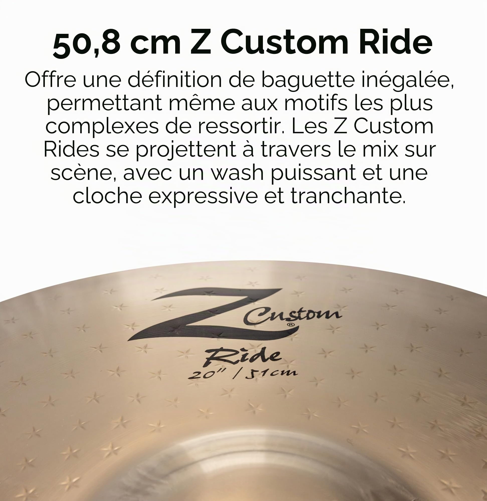 ZILDJIAN Z40120 Z Custom Cymbale 20" ride