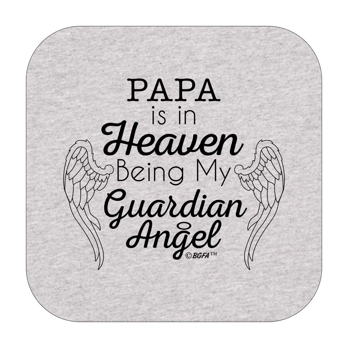 Baby Bodysuit Cute Baby Clothes Papa in Heaven Being My Guardian Angel Bodysuit 6 Months Heather