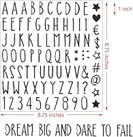 Vista 2 de Calcomanías de letras del alfabeto con purpurina, 800 piezas, 10 hojas, calcomanías autoadhesivas de números del alfabeto, calcomanías