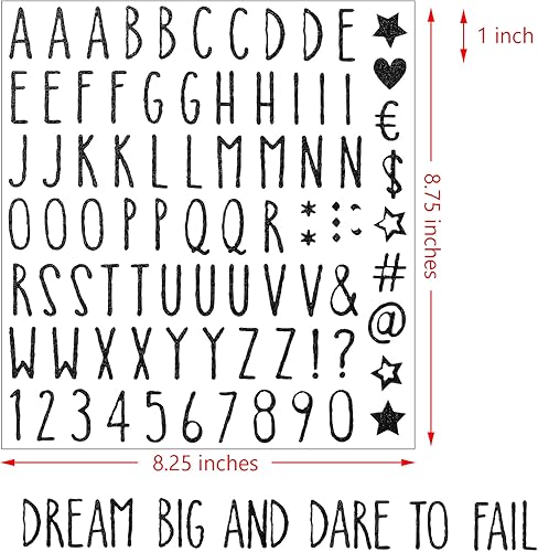 Miniatura 2 de Calcomanías de letras del alfabeto con purpurina, 800 piezas, 10 hojas, calcomanías autoadhesivas de números del alfabeto, calcomanías para