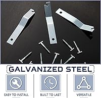 Vista 3 de El juego de 103 llaves de tornillo en T incluye 100 tornillos de cabeza en T y 3 llaves de seguridad endurecidas para colgar cuadros para bloquear