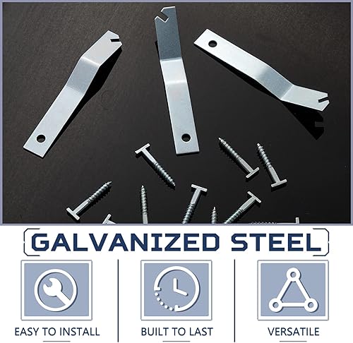 Miniatura 3 de El juego de 103 llaves de tornillo en T incluye 100 tornillos de cabeza en T y 3 llaves de seguridad endurecidas para colgar cuadros para bloquear