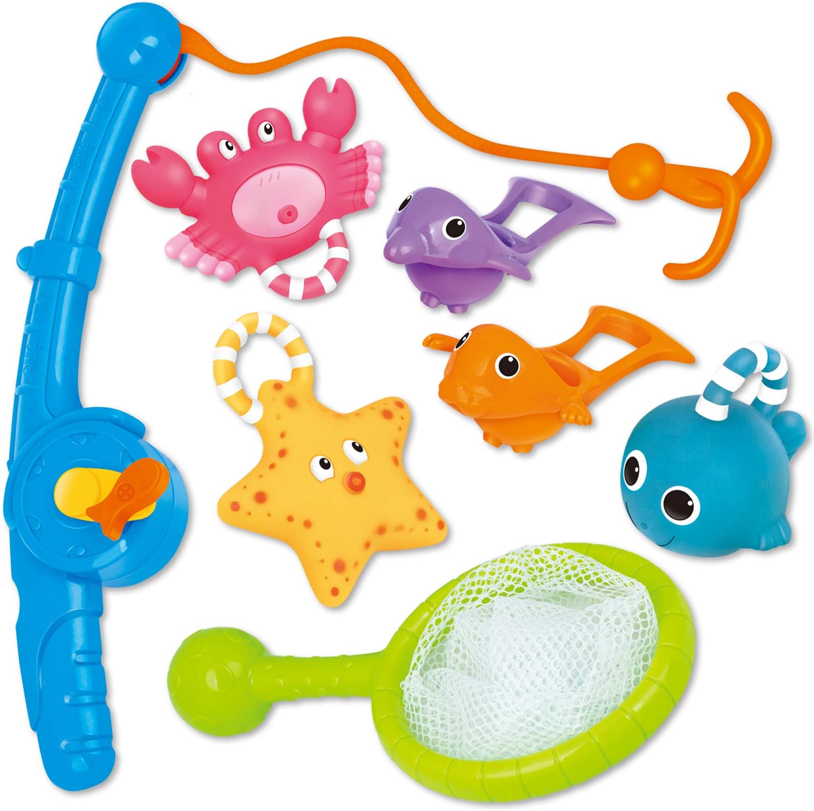 Fish Net Game in Bathtub Bathroom Pool Bath Time for Kids