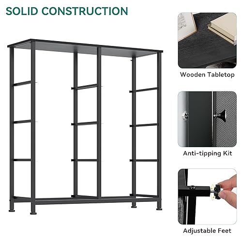 Miniatura 7 de YITAHOME Cómoda con 8 Cajones - Torre de Almacenamiento de Tela, Unidad Organizadora para Dormitorio, Pasillo, Armarios - Marco de Acero Resistente,