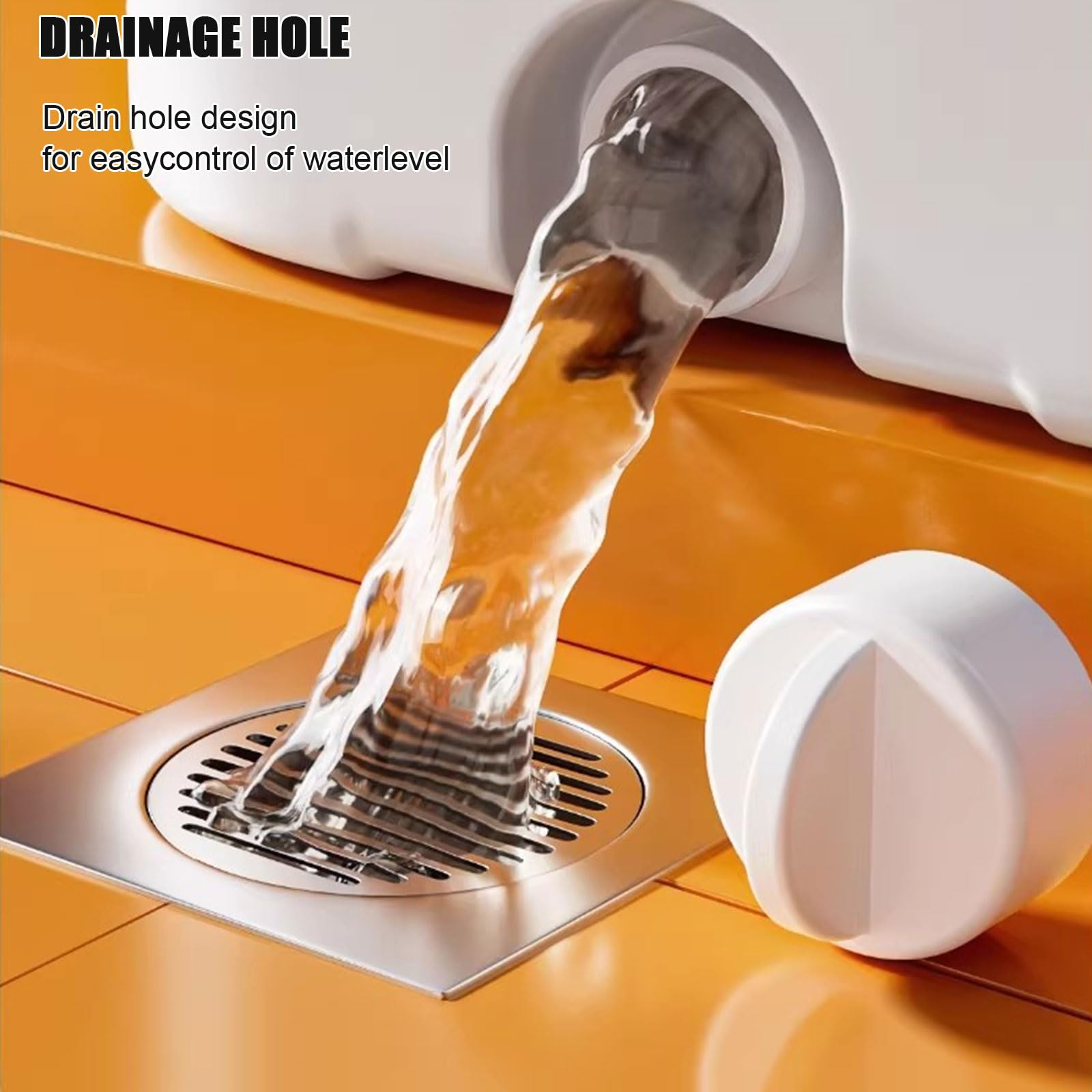 Juego de fregona giratoria y Cubo con escurridor, Trapeador Giratorio de 360° y Sistema de Cubo Interior Desmontable para Limpieza de Pisos,2 Microfiber Mop Pads