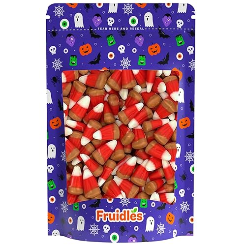 Miniatura 7 de Fruidles Golosinas de maíz dulces de Halloween, sin gluten, aperitivos divertidos y festivos (manzana caramelo, 1 libra)
