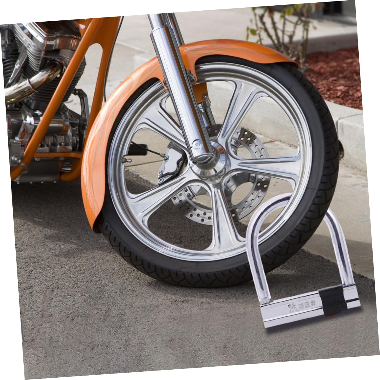 YARNOW 1 Pc antivol vélo en forme de U bike lock door lock Verrouillage pour portail verrou portail protecteur serrure scooter électrique équipement de cyclisme chaîne antivol Silver