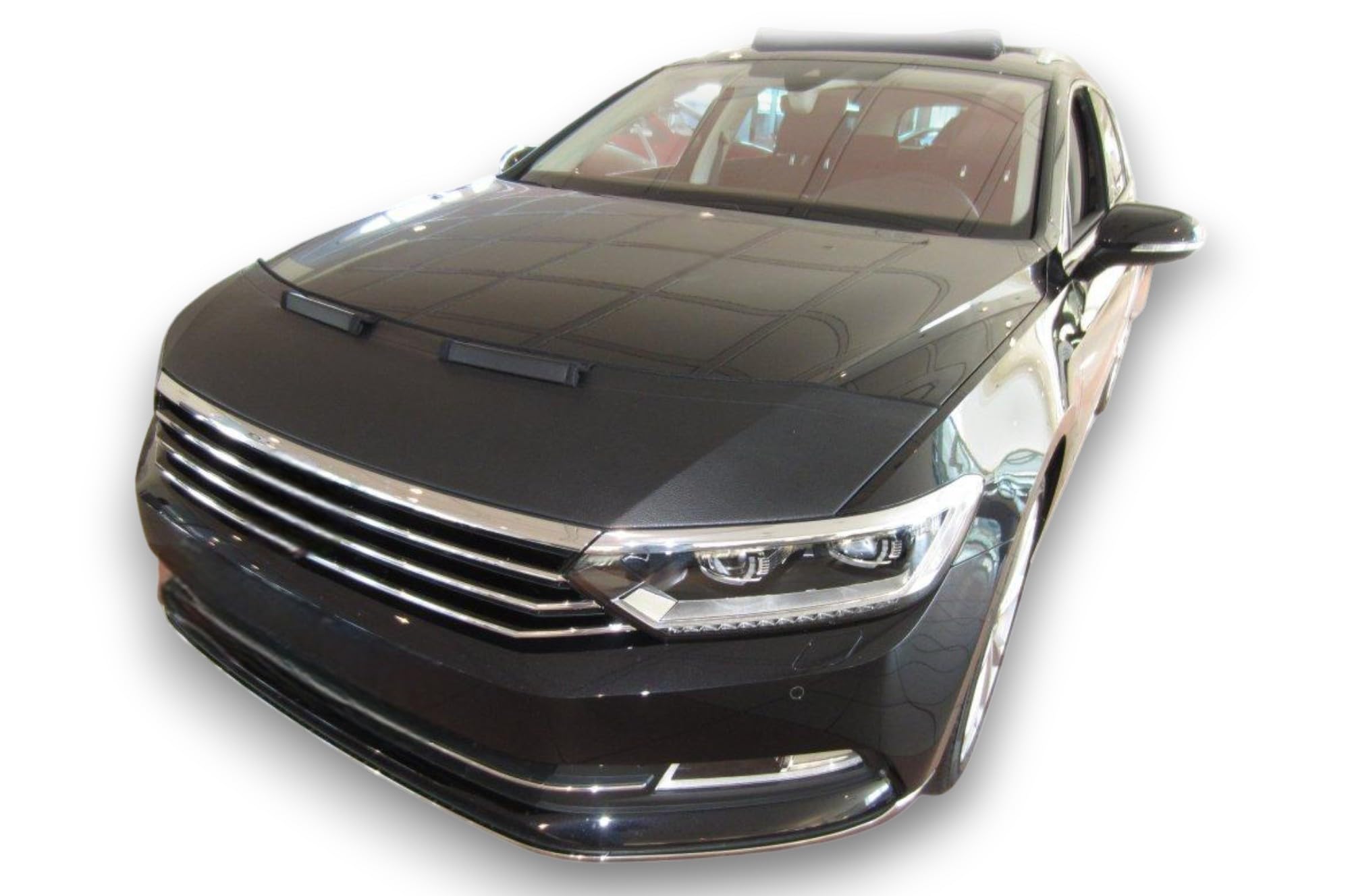 AB-00818 Auto BRA kompatibel mit VW Passat B8 3G 2014-2024 Haubenbra Steinschlagschutz Tuning Bonnet Bra Motorhaubenschutz