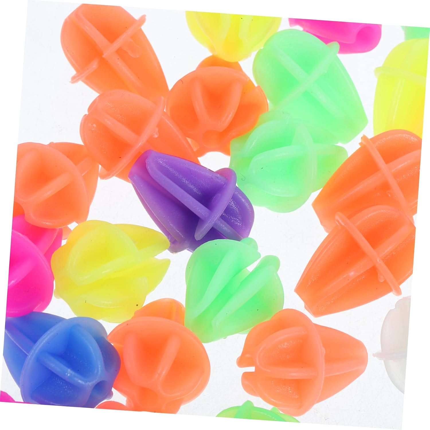 72pcs Bike Decorations Bike Wheel Lights Pp Resin Beads Mountain Accessories
