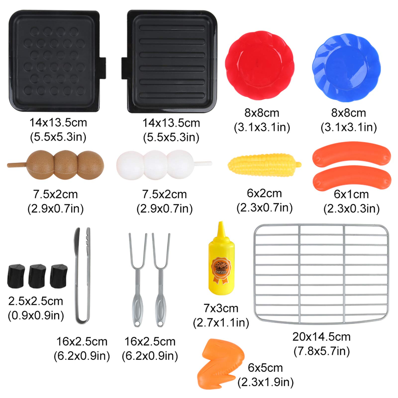 Kramow Set De Cocina Infantil Con Barbacoa De Vapor – 19 Piezas Con Luz, Sonido Y Vapor Real, Para Niños +3 Años