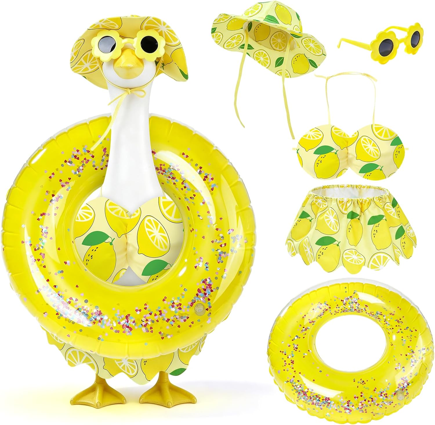 Porch Goose Outfits for 23" Porch Goose Costume Lemon Bikini Clothes