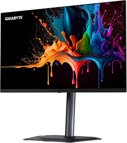 Gigabyte MO27Q3 27” OLED QHD Gaming Monitor - 2560 x 1440, 360Hz, 0.03ms, 250 cd/m², G-Sync Compatible, FreeSync Premium Pro, Display HDR True Black 400, HDMI 2.1, Displayport 1.4 - 2