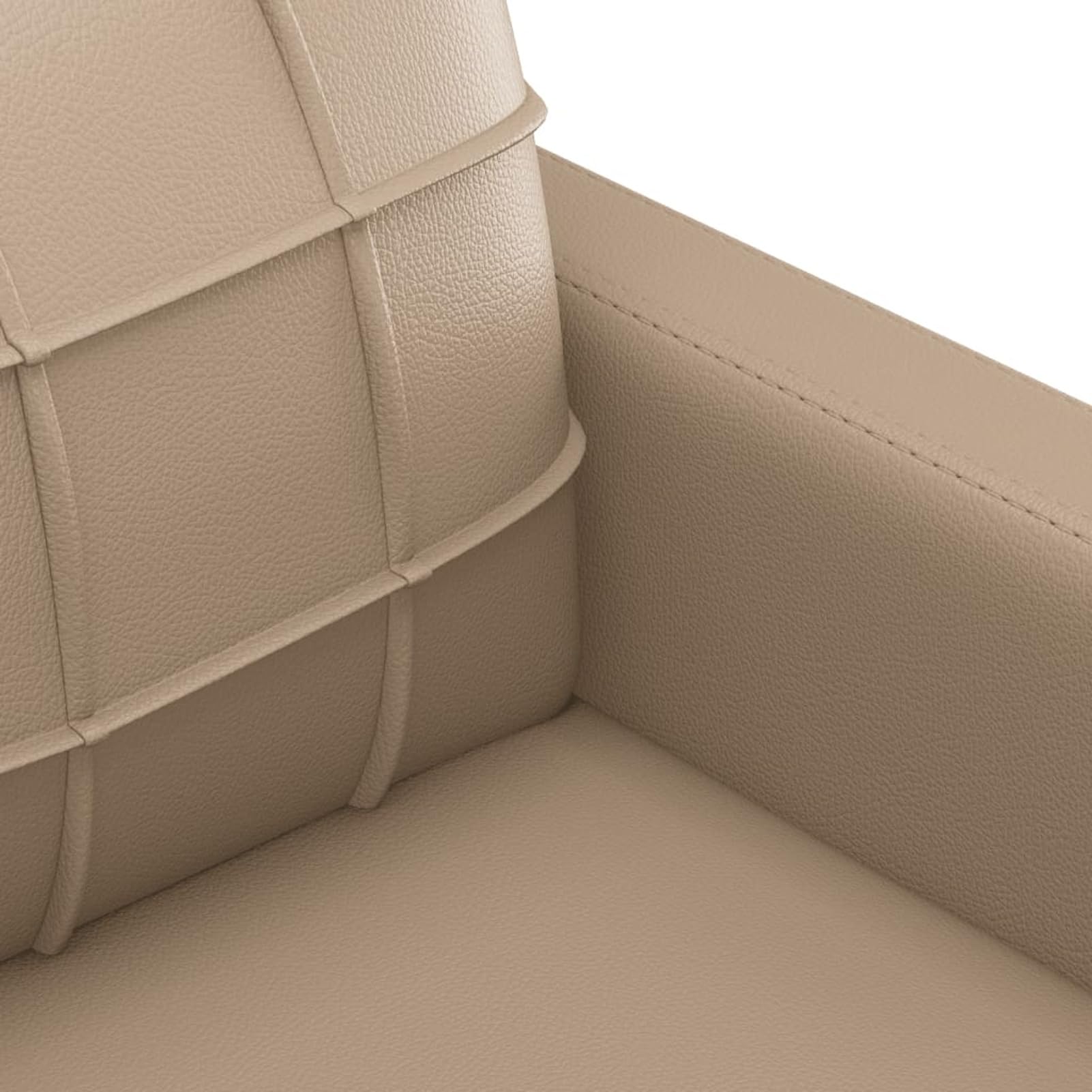 LAPOOH 2-TLG. Sofagarnitur mit Kissen Cappuccino-Braun Kunstleder, Sofa Mit Relaxfunktion, Couchgarnitur, Wohnzimmer Sofa, Couch, Sofa Set 3201362