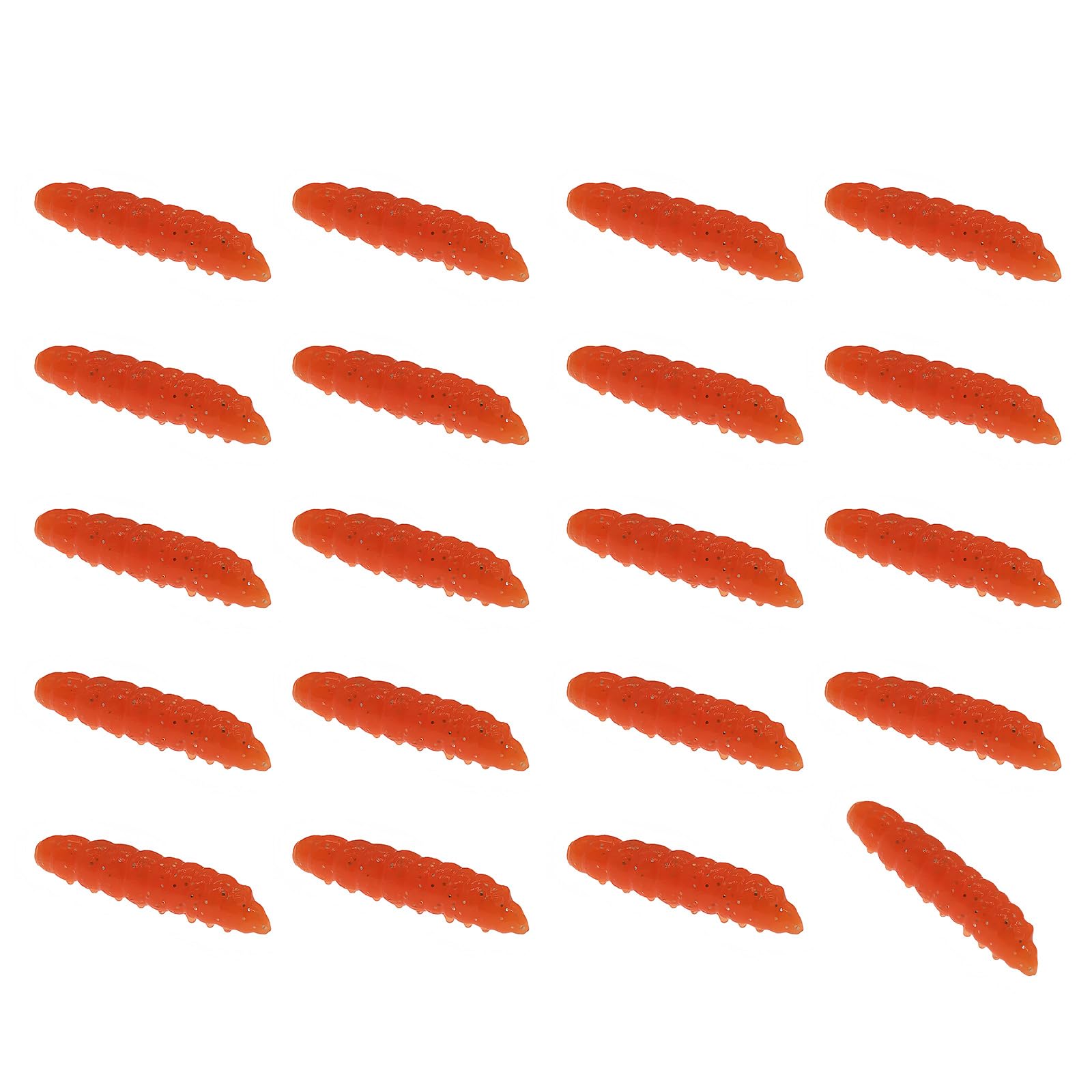 QIAOLIDA 20Pcs Fishing Lures 4Cm Floating Baits Simulation Soft Baits For Freshwater And Saltwater Fishing Enduring
