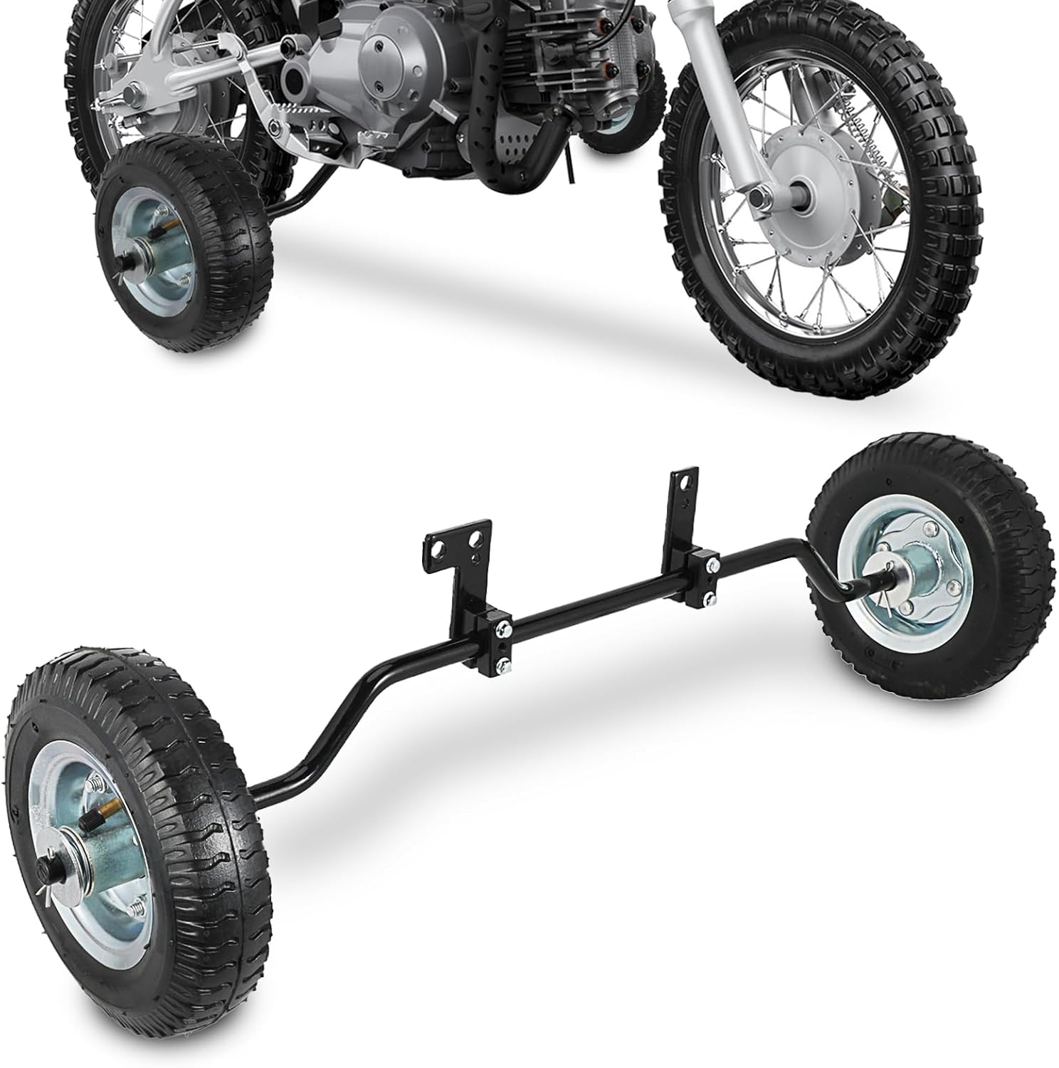 Dirt Bike Training Wheels Universal for CRF50 PW50 TTR 50 MX125 MX350 MX500 MX400 MX250 SX350 SX125 CT100U GMB100 CRF PW XR SSR SX 50CC Most Kids’ Dirt Pit Mini Bikes