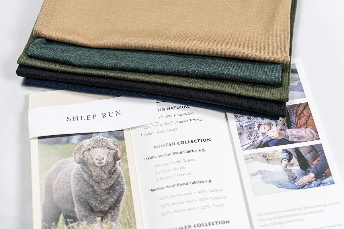 SHEEP RUN 100% Merino Wool Lightweight Wicking Breathable Hiking Unisex Multipurpose Tube Mask Neck Gaiter - Image 6