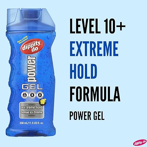 Miniatura 4 de Dippity Do Power XX-treme Hold Gel para el cabello duradero, duradero, alto brillo, sujeción durante todo el día, no graso, sensación natural, no