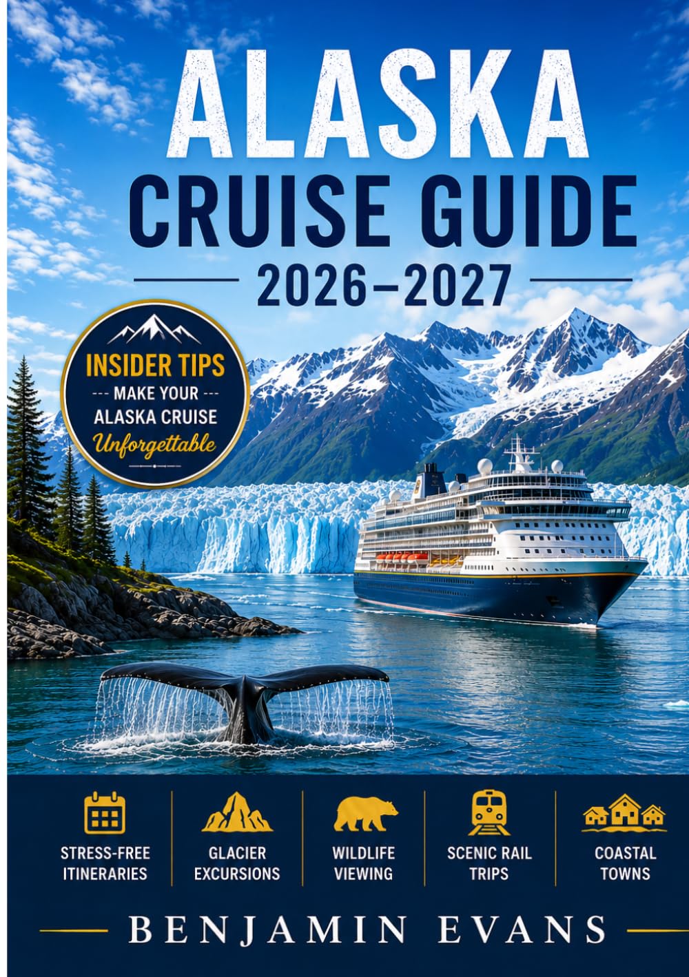 Alaska Cruise Guide 2026–2027: Stress-Free Itineraries, Glacier Excursions, Wildlife Viewing,Scenic Rail Trips, Coastal Towns and Insider Tips for an Unforgettable Alaska Cruise.