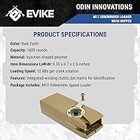 Vista 7 de Evike Airsoft - EMG Odin Innovations M12 Sidewinder - Cargador de velocidad con amortiguador de sonido M12