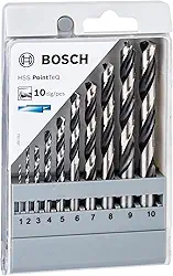 Bosch Jogo Broca para Metal HSS-PointTeQ 1-10mm 10 peças