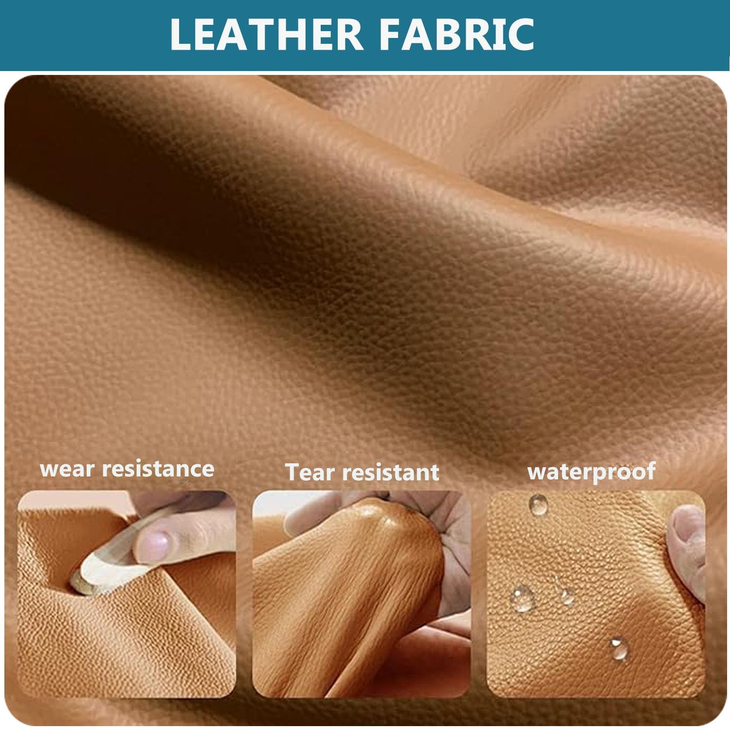 Cuscino per panca da esterno/interno, in pelle impermeabile, per mobili da 2/3 posti, memory foam ad alta densità, antiscivolo e ispessito, per scarpe, finestre, giardino (caffè chiaro, 81 x 30 x 5 cm