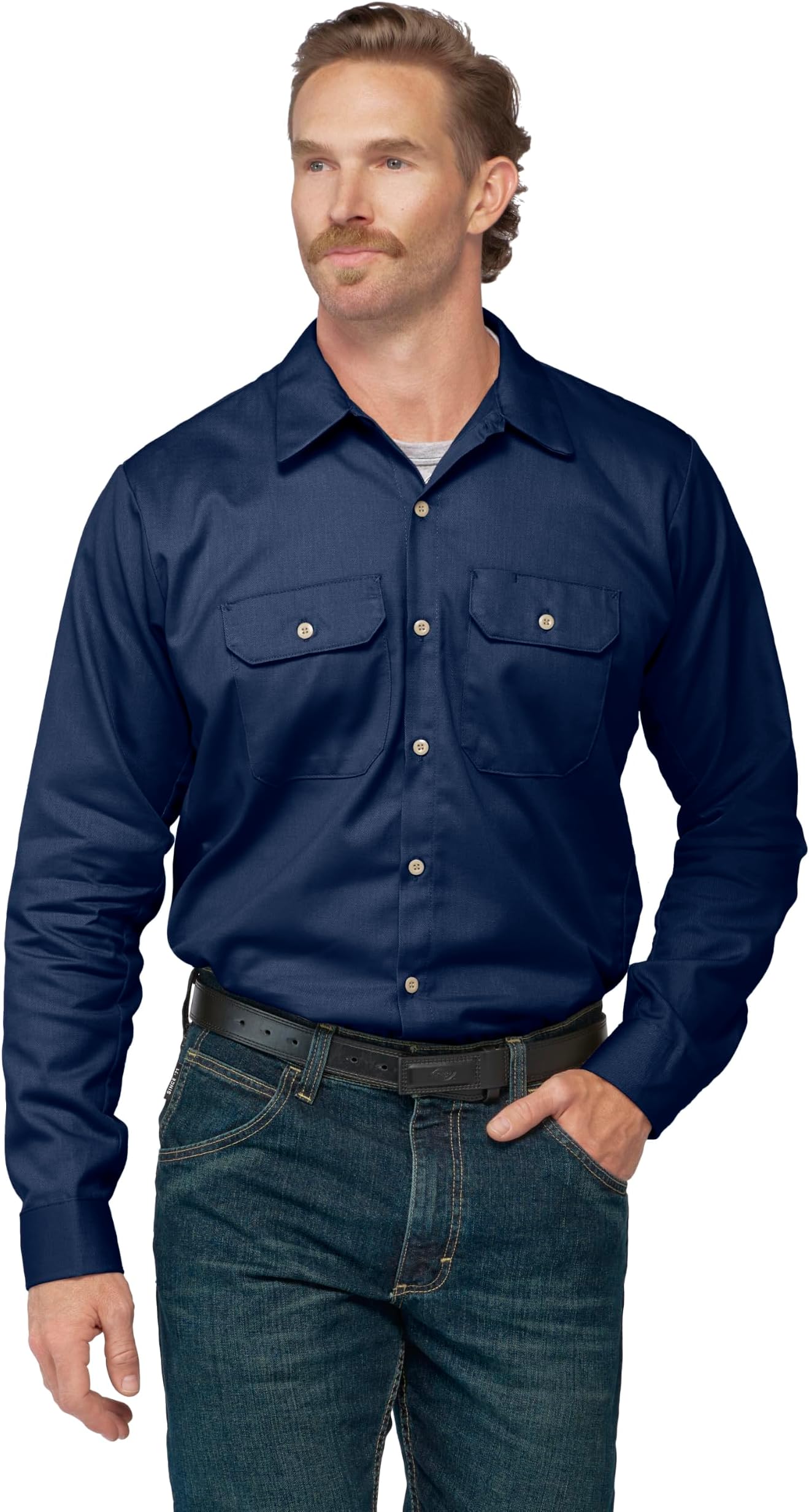 Bulwark FR Men's Flame Resistant Cotton Work Shirt