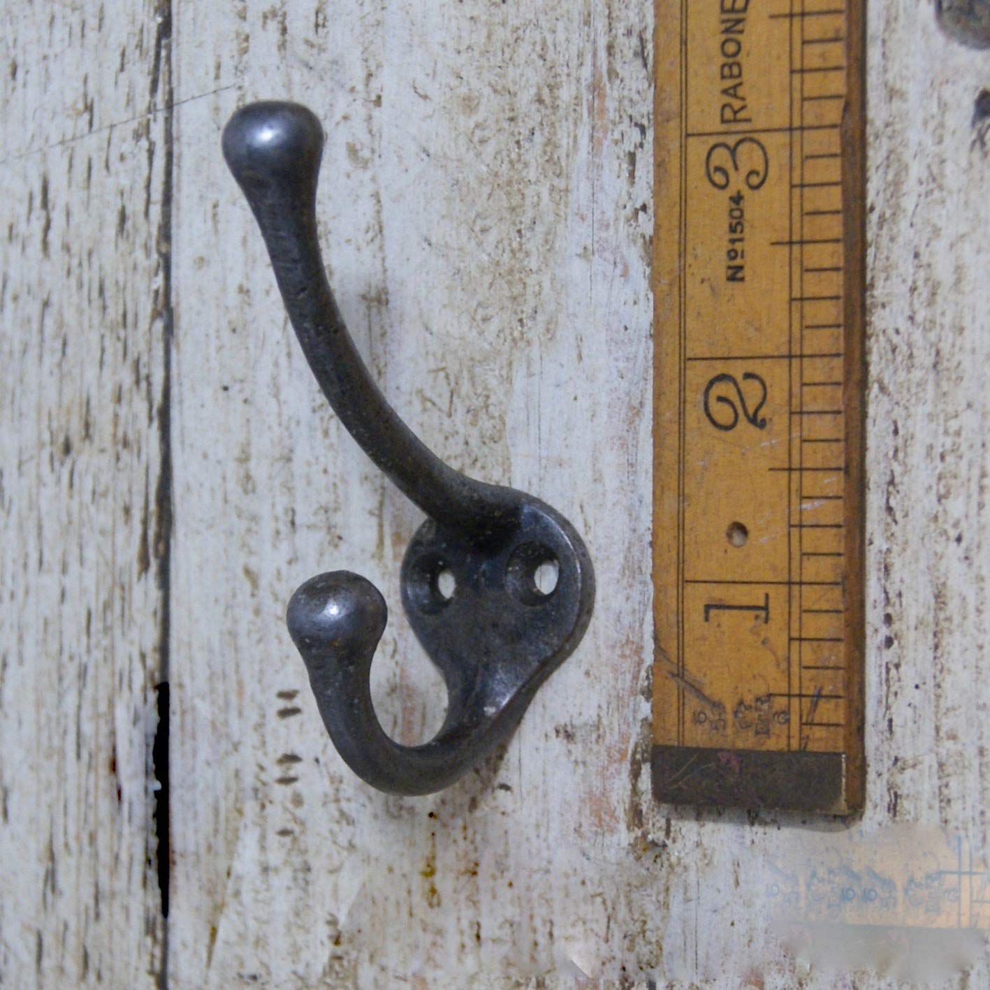 Ironmongery World Ironmongery World® Pack Of 3 Cast Iron Childrens Bedroom Coat Hook Small Utility Key Rope Hook