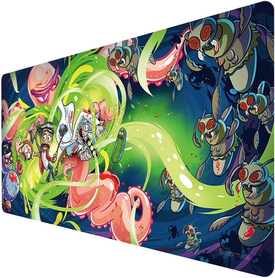 Extended Gaming Mouse Mat / Pad - Large, Wide (Long) Custom Professional Mousepad, Stitched Edges, Ideal for Desk Cover, Computer Keyboard, PC and Laptop (90x40 laotou020)