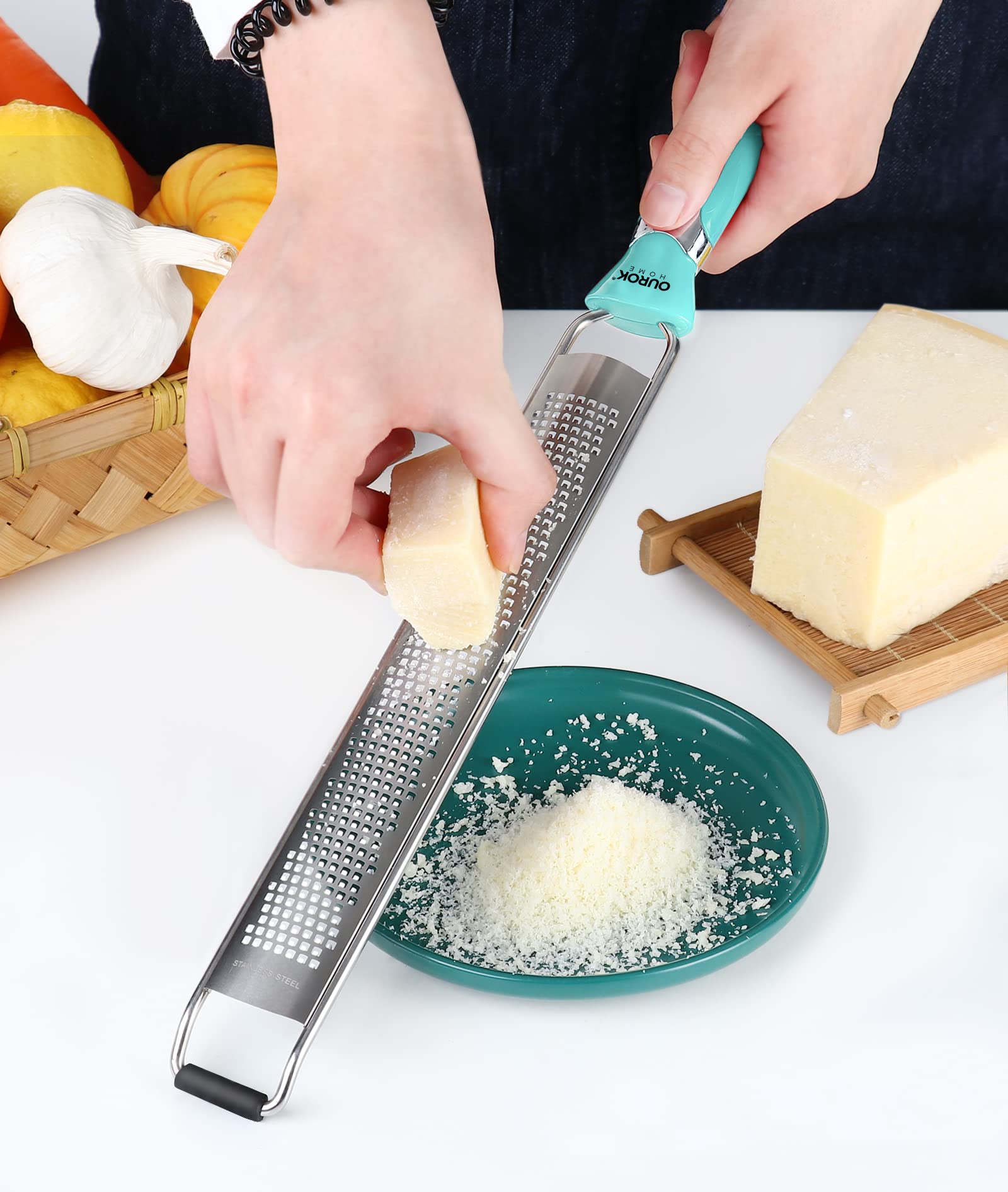 Lemon Zester & Cheese Grater - Stainless Steel -6