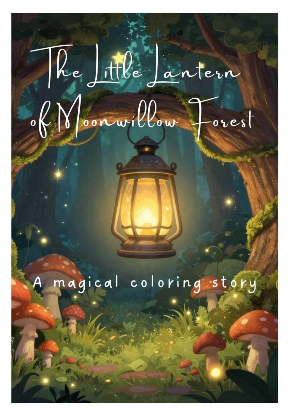 The Little Lantern of Moonwillow Forest: A magical coloring story