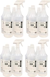 USP Grade Isopropyl Alcohol 99.5% - 16 Liter Bottles (More Than 4 Gallons) - Includes Four (4) Spray Nozzles - Made in The USA