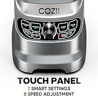 Vista 5 de COZII Countertop Blenders for Kitchen, Professional 2000 Peak Watt for Smoothies/Ice Crushing/Frozen Drink/Puree, Smoothie Blender with 64oz Pitcher