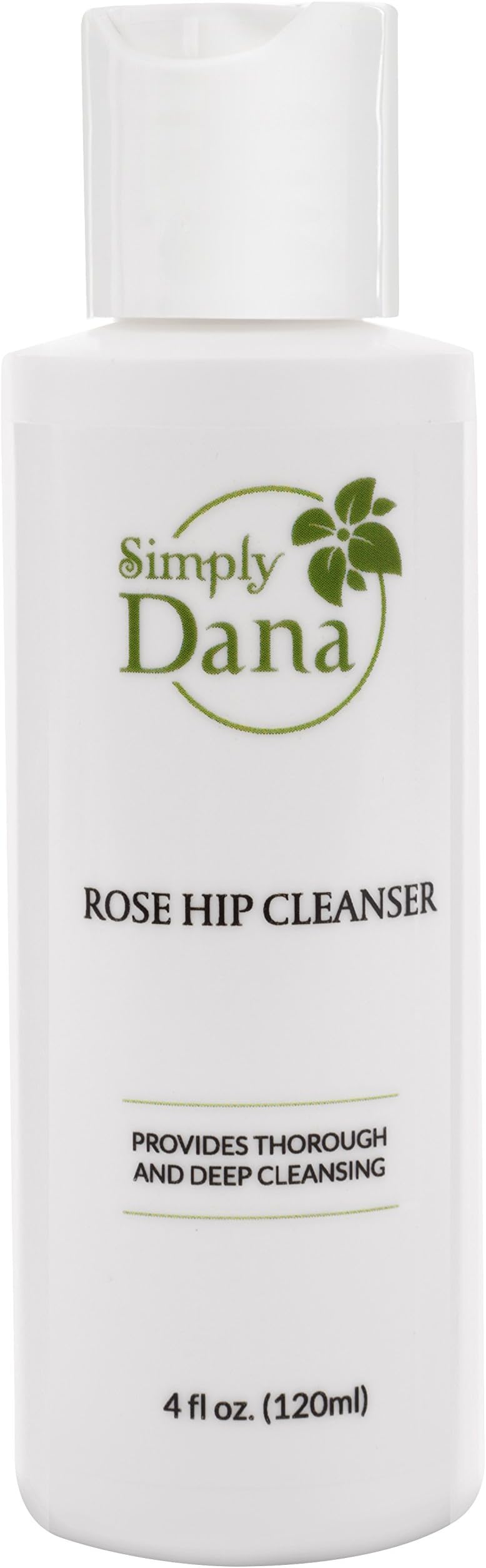 Simply Dana Rose Hip Seed Oil Cleanser Thorough and Deep cleansing Vitamin A to Promote Collagen Growth 4 fl oz. (120ml)